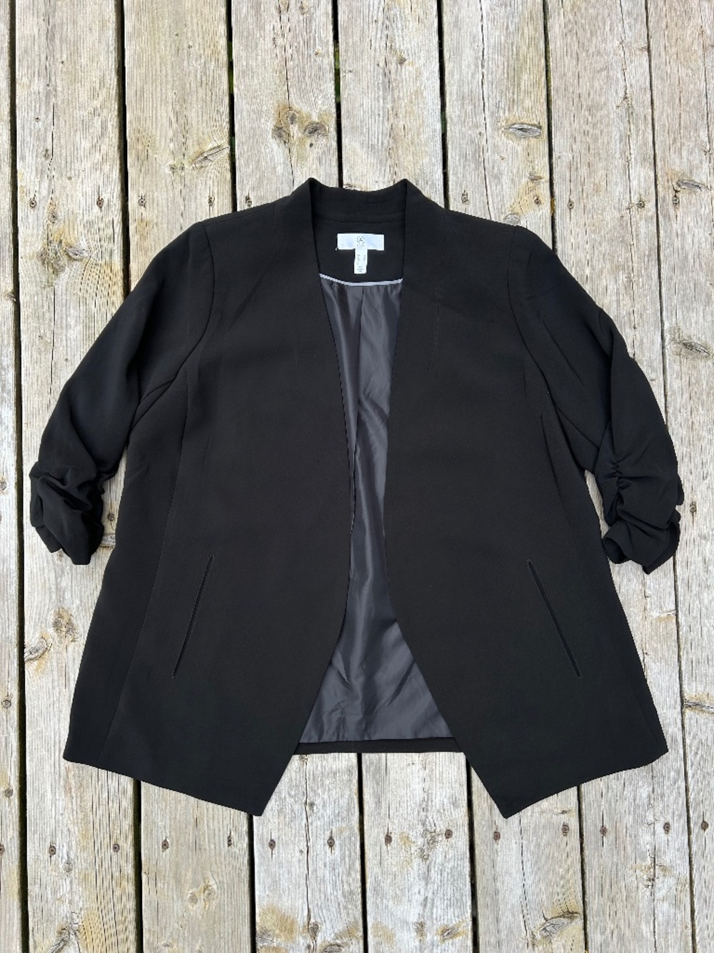 Addition Elle ⎸ Black Open Front Blazer